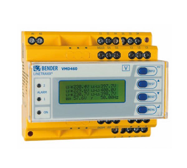 Solarics_BENDER Netzanschluss-Zubehör VMD460-NA-D-2 NA-SCHUTZ ZUR ÜBERWACHUNG DER NETZEINSPEISUNG
