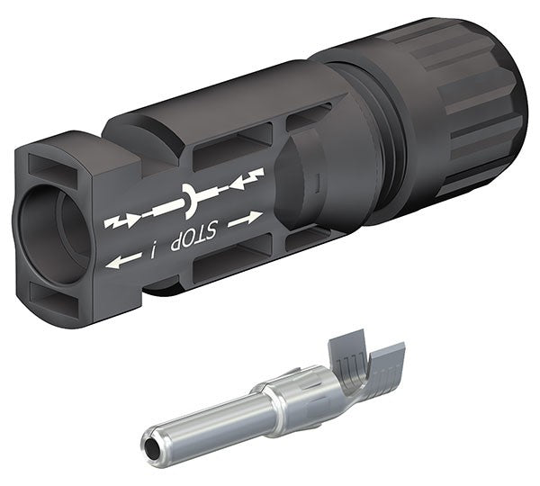 Solarics_STÄUBLI Steckverbinder MC4 MALE KST4/6II-UR MC4 KUPPLUNGSSTECKER (-) FÜR KABEL Ø 4-6MM²
