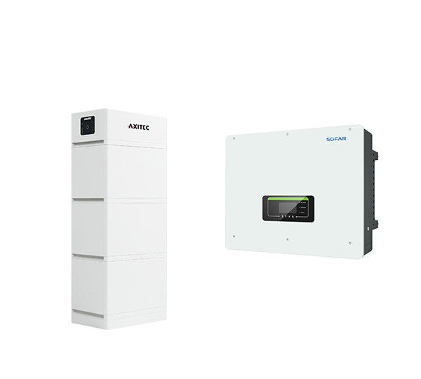 Solarics_AXITEC + SOFAR Solarspeicher AXISTORAGE LI SV2 10.1 + HYD 20KTL-3PH HYBRID-WR