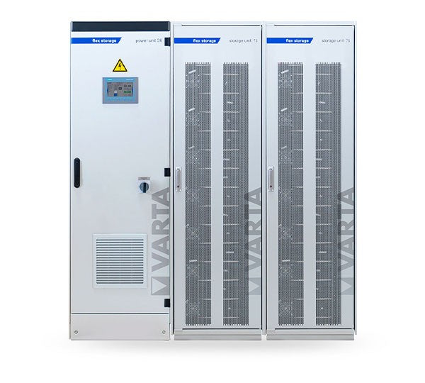 Solarics_VARTA Solarspeicher VARTA FLEX STORAGE E 36/150, GEWERBESPEICHER 135 KWH NUTZBAR, 36KW WR, INKL. INBETRIEBNAHME