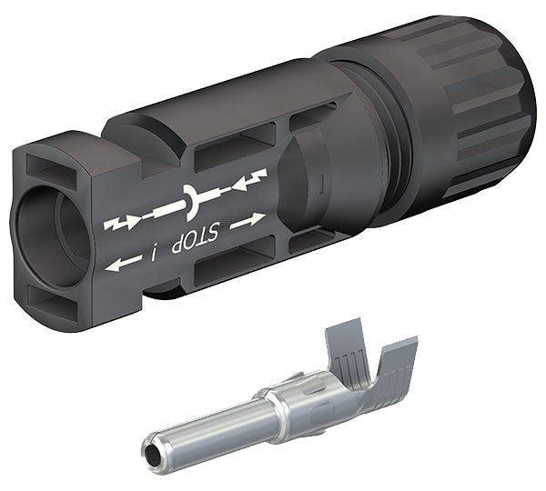 Solarics_STÄUBLI Steckverbinder MC4 MALE KST4/10II MC4 KUPPLUNGSSTECKER (-) FÜR KABEL Ø 10MM²