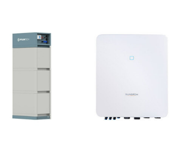 Solarics_PYLONTECH + SUNGROW Solarspeicher PYLONTECH FORCE H2 10.1 + SUNGROW SH10.0RT-V112 HV-SPEICHERSYSTEM, 10,1 KWH NUTZBAR, 3-PHASIG