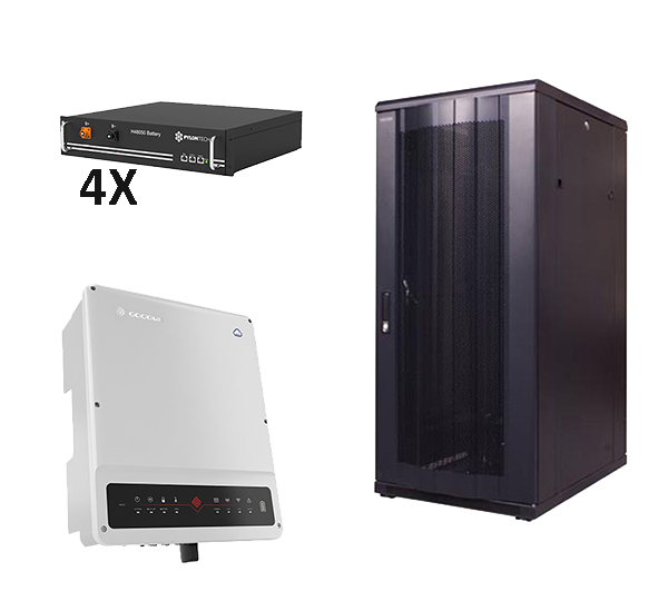 Solarics_PYLONTECH + GOODWE Solarspeicher POWERCUBE X1 9.6, + GW10K-ET PLUS+