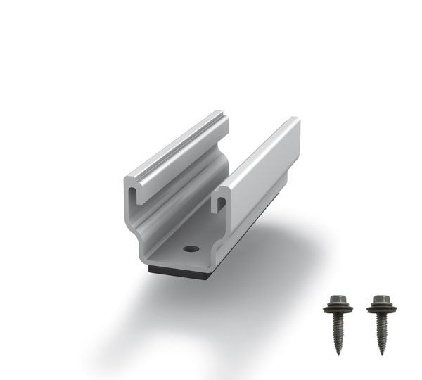 Solarics_K2 SYSTEMS Montageschienen RK2 MUR 0,10M EPDM SET K2 MULTIRAIL 10 SET MIT EPDM BAND UND SCHRAUBEN