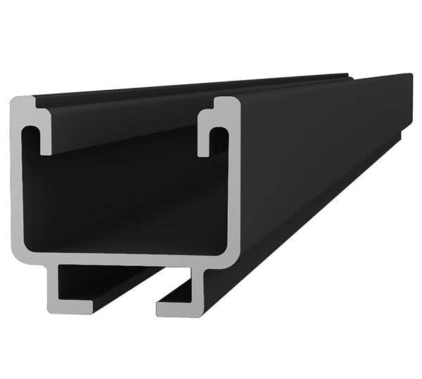 Solarics_K2 SYSTEMS Montageschienen RK2 L 5,95 SCHWARZ K2 SOLIDRAIL LIGHT 37, LÄNGE 5,95 M, SCHWARZ