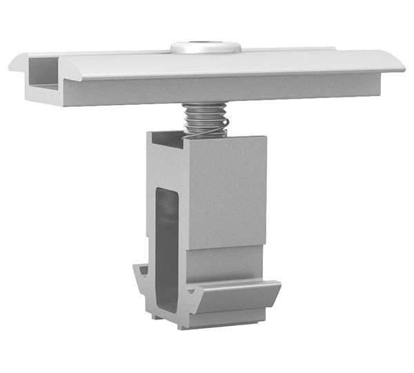 Solarics_K2 SYSTEMS Montageschienen MC SET DOMECLAMP 30-50MM SILVER UNIVERSAL MITTELKLEMMEN-SET DOME 6