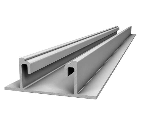 Solarics_K2 SYSTEMS Montageschienen BASICRAIL 2,50 K2 BASICRAIL 22, LÄNGE 2,50M