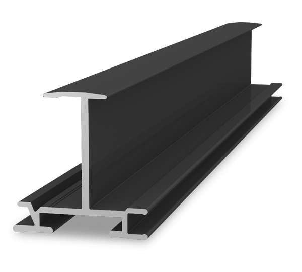 Solarics_K2 SYSTEMS Einlegesysteme K2 INSERTION RAIL 30 5,40M SCHWARZ ELOXIERT HORIZONTALSCHIENE 30MM