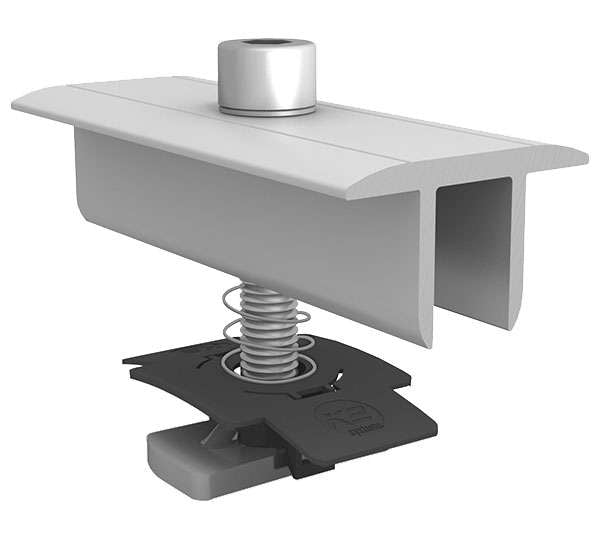 Solarics_K2 SYSTEMS Montageschienen MC XS SET AL 30-33 SS PA XS-MITTELKLEMMEN-SET 30-33MM,EDELSTAHL,VORMONTIERT
