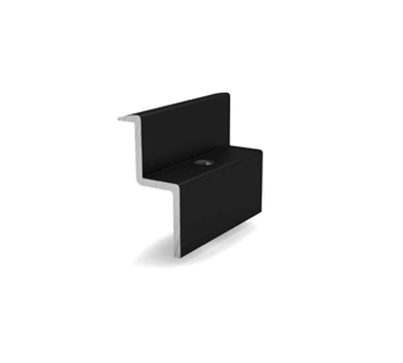 Solarics_K2 SYSTEMS Modulbefestigungen EC STANDARD 30-31 BLACK VPE 500 MODULENDKLEMME STANDARD 30-31MM, SCHWARZ ELOXIERT