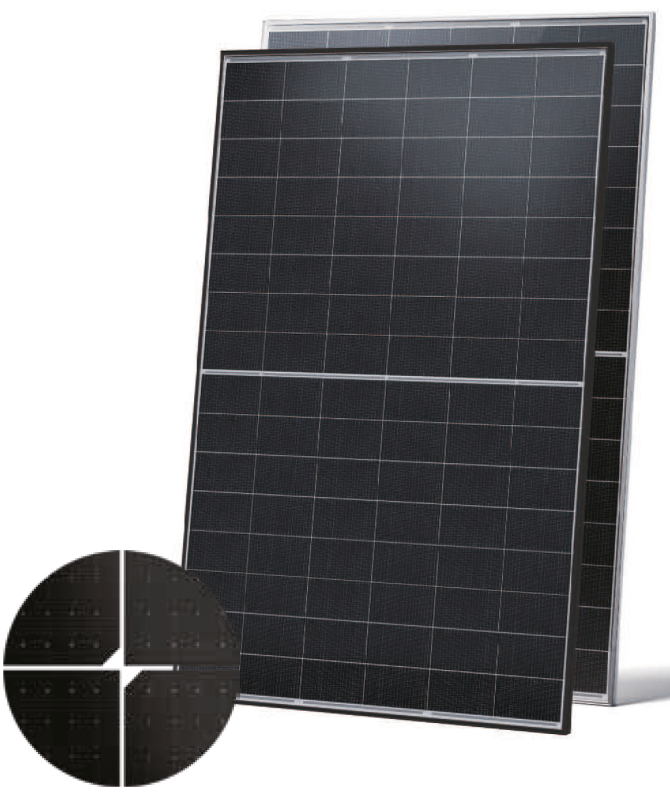 JinkoSolar Solarmodul Doppelglas JKM440N-48HL4M-BDV