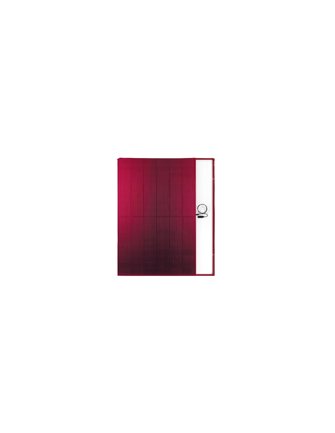 Sonnenkollektor FuturaSun Silk Nova Red 370W (rote Farbe)