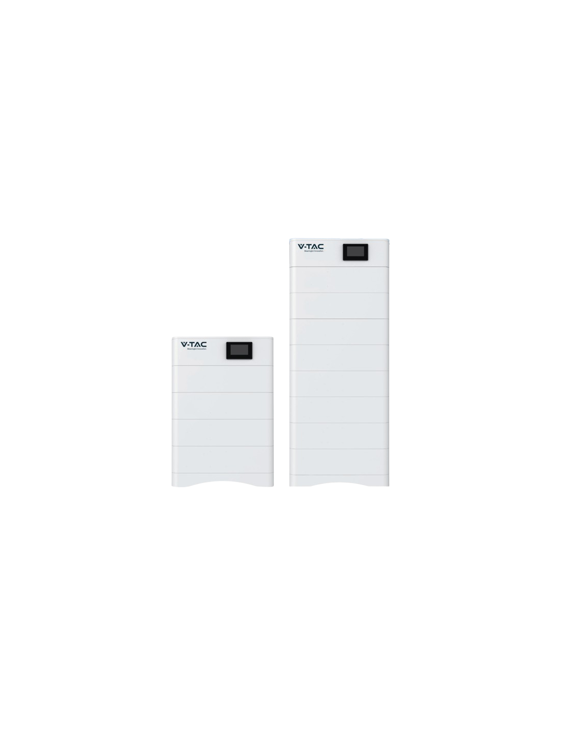 Stapelbares Batteriesystem V-TAC LIFEPO4 20.48kWh | Hohe Spannung