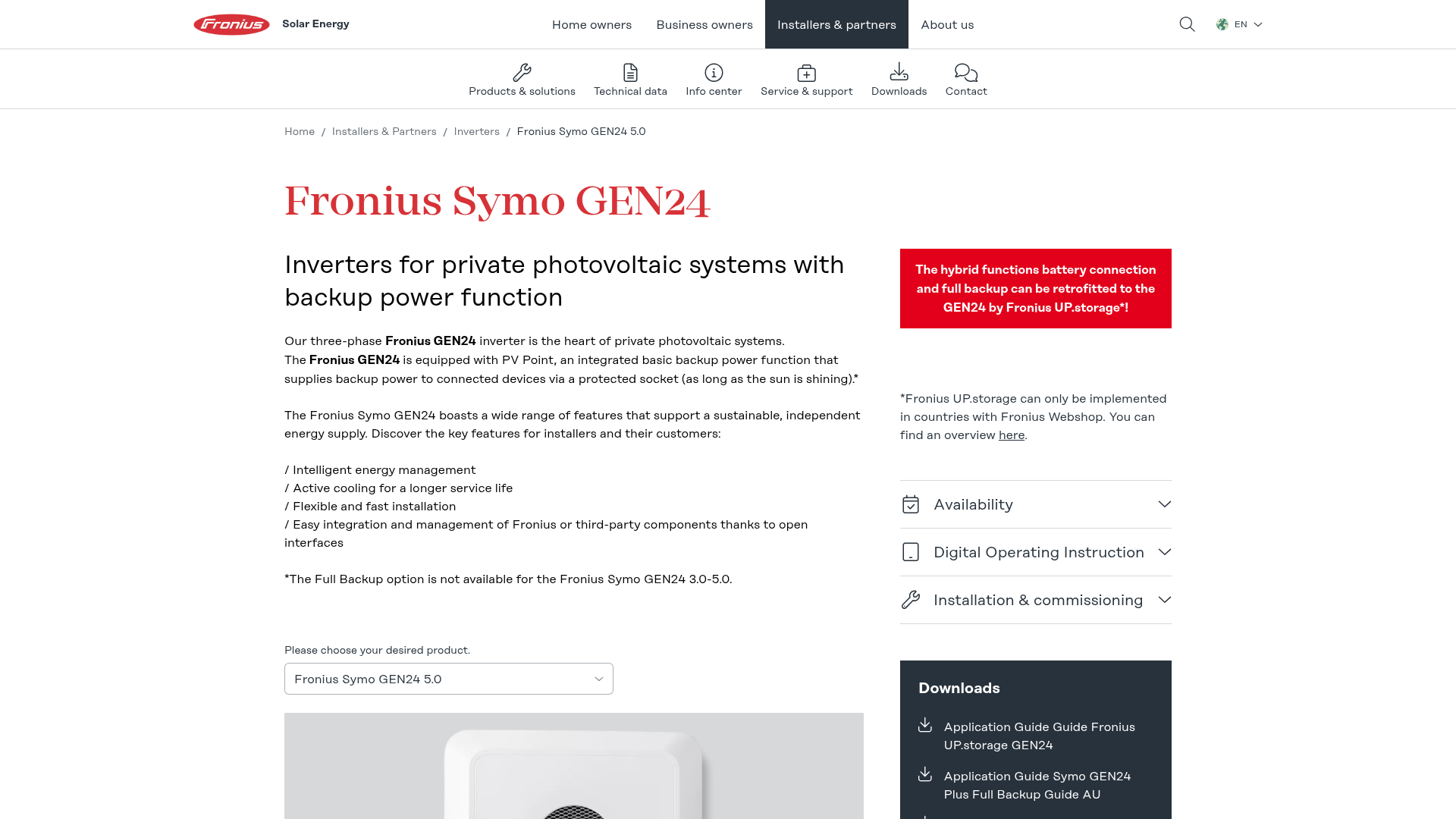 Fronius Symo GEN24 10.0 Plus Wechselrichter