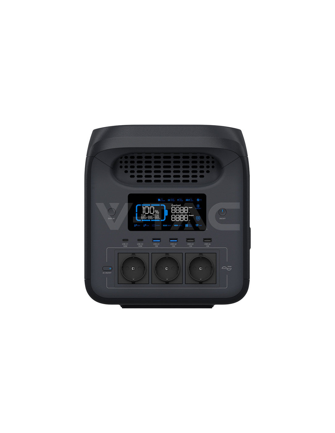 Tragbare Energiestation V-TAC 3000W | Gesamtenergieunabhängigkeit