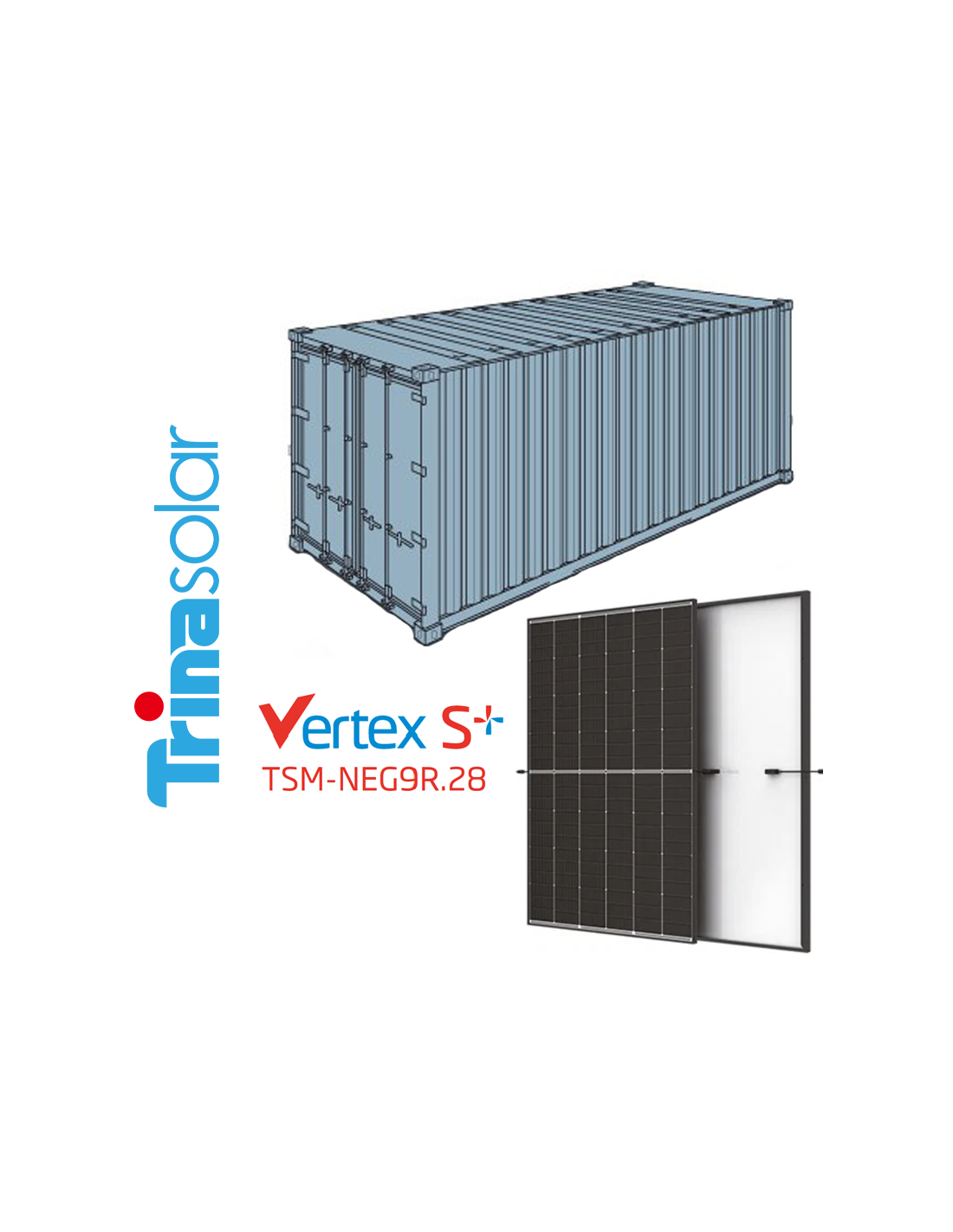 Trina Solar TSM-465NEG9R.28 Vertex S+ (Container 40") TSM-465NEG9R.28-CNT