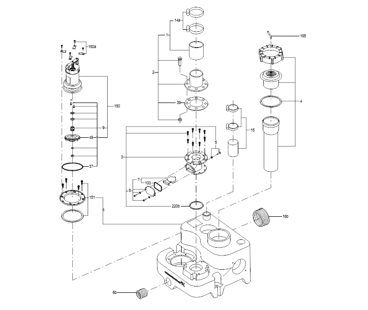 GRUNDFOS Hebeanlage MSS.11.1.2 - Art Nr. 97901037