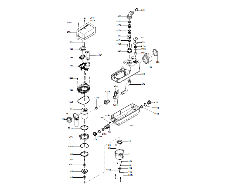 GRUNDFOS Hebeanlage SOLOLIFT2 CWC-3 - Art Nr. 97775316