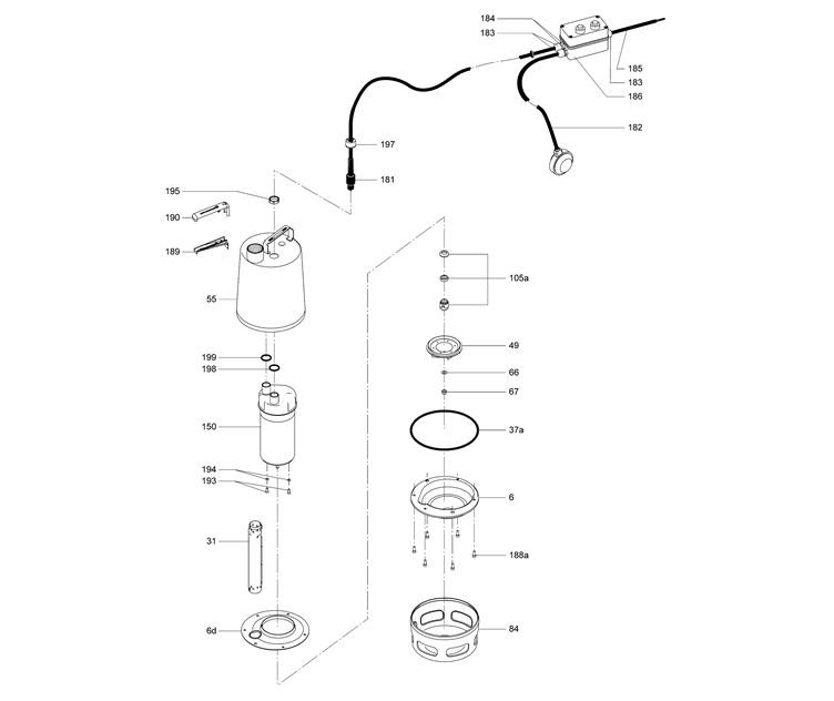GRUNDFOS Tauchmotorpumpe UNILIFT AP35.40.08.A3V - Art Nr. 96023876