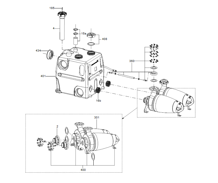 GRUNDFOS Hebeanlage MD1.80.80.15.4.50D /450.SE - Art Nr. 96102280