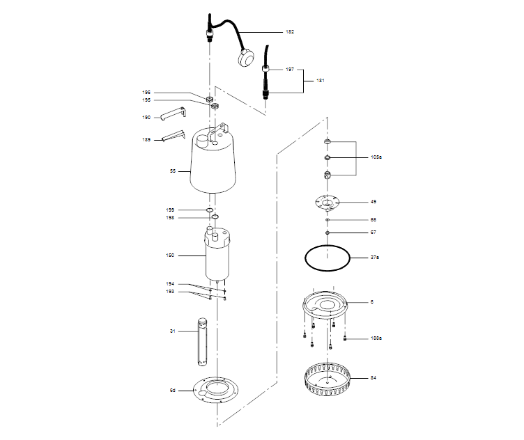 GRUNDFOS Tauchmotorpumpe UNILIFT AP12.50.11.1 - Art Nr. 96001958