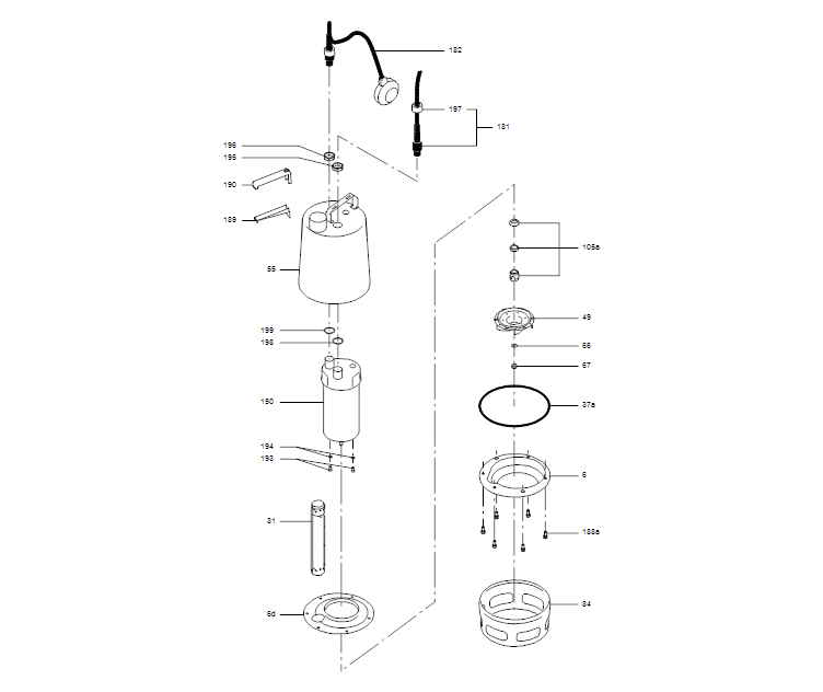 GRUNDFOS Tauchmotorpumpe UNILIFT AP35.40.06.1V - Art Nr. 96001796
