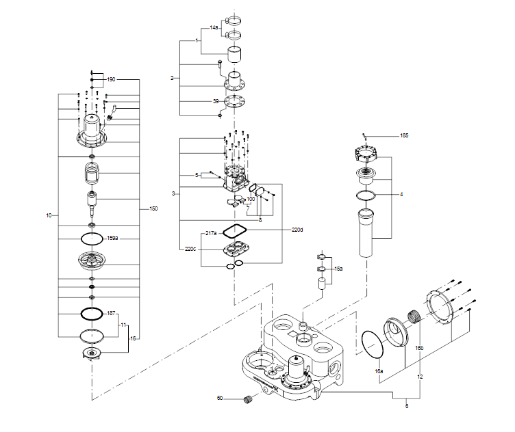 GRUNDFOS Hebeanlage MD.38.3.2 - Art Nr. 97901094