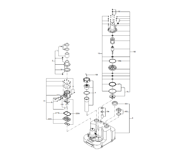 GRUNDFOS Hebeanlage MLD.15.3.4 - Art Nr. 97901107