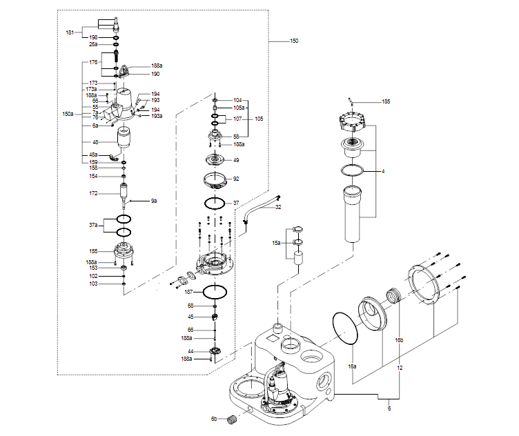 GRUNDFOS Hebeanlage MDG.09.3.2 - Art Nr. 97901137