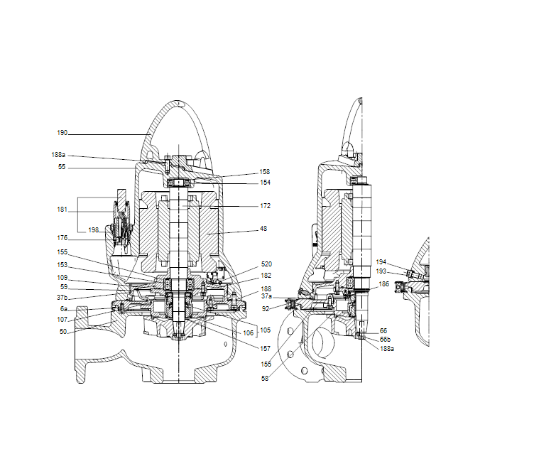 GRUNDFOS Hebeanlage MDV.65.80.30.2.50D /450.SL - Art Nr. 97577833