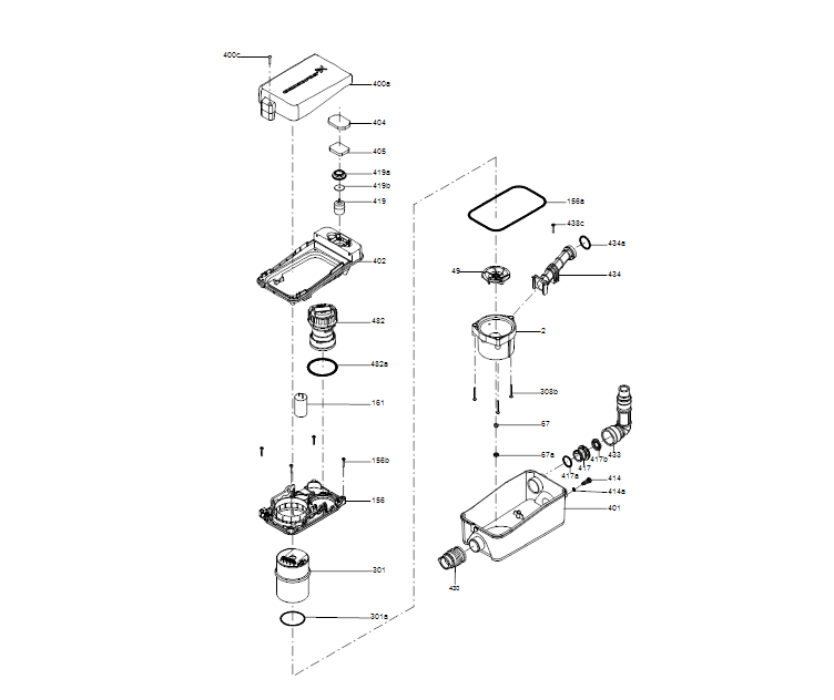 GRUNDFOS Hebeanlage SOLOLIFT2 D-2 - Art Nr. 97775318