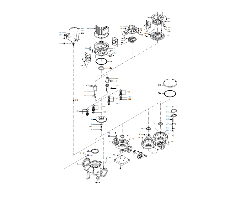 GRUNDFOS INLINEPUMPE TPED 100-310/2 A-F-A-BQQE-OWB -Art. 92958068
