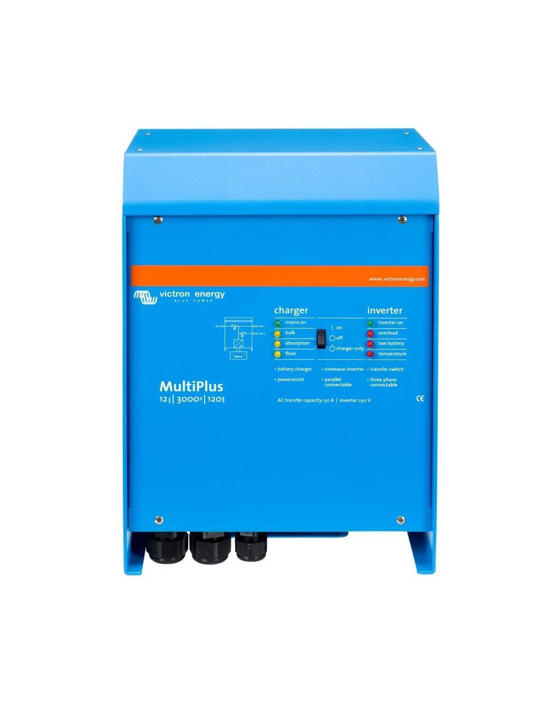 Wechselrichter-Ladegerät Victron Multiplus 12/3000/120-50 - 230V