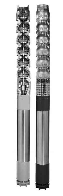 Lowara Unterwassermotorpumpen 10" mit 2 Kabelschienen Z10150 07/3B-10